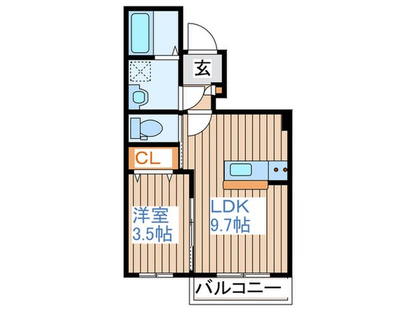 ぺシュールⅤの物件間取画像